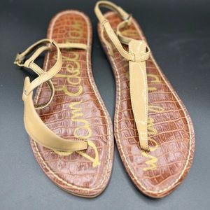 Sam Edelman Gold Sandals Size 9.5